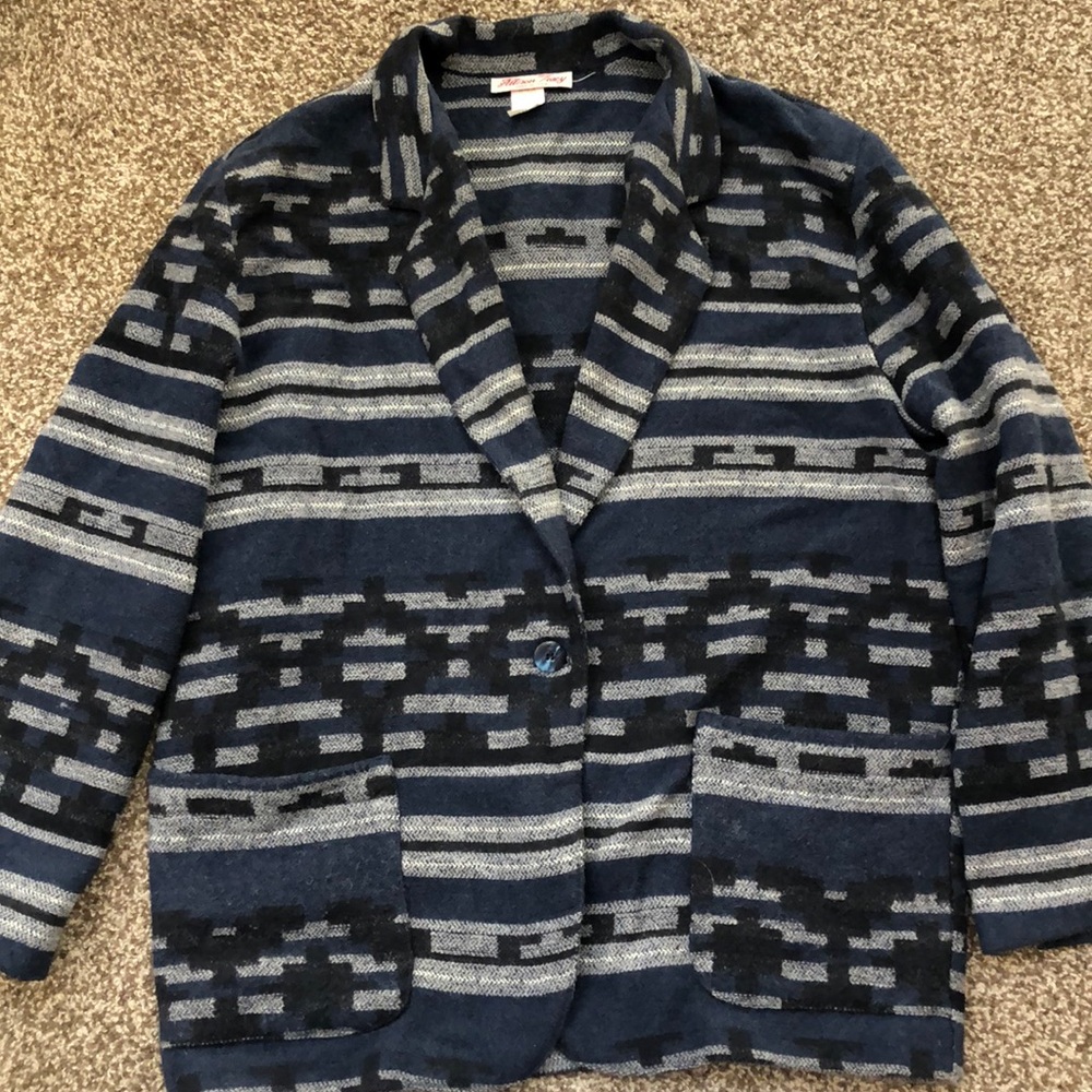 Vintage Tribal Sweater Jacket